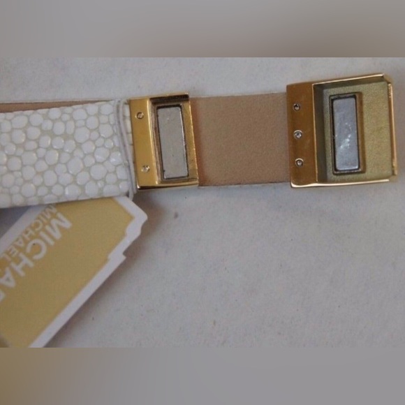 New Michael Kors Leather & Pavé Bracelet - Picture 5 of 8